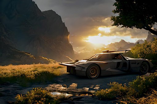 Free Car Futuristic illustration and picture
