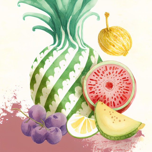 Free fruit healthy natural illustration
