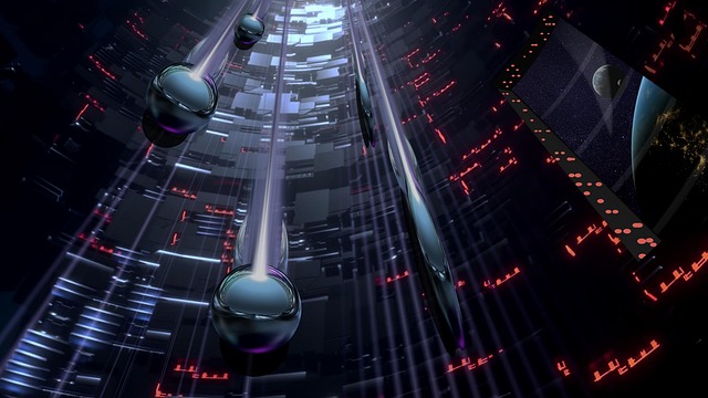 Free spaceship sci-fi future illustration