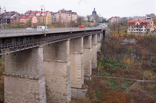 Brücke, Stadt, Alte Stadt, Herbst