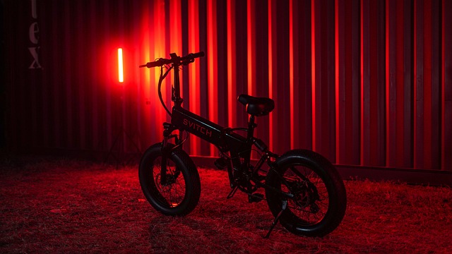 Free Dark E-Bike photo and picture