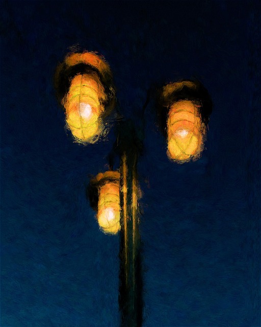 Free lights night painting illustration