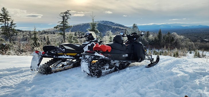 Snowmobile, Zăpadă, Iarnă, Munte, Natura