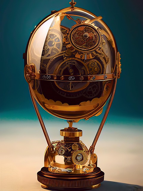 Free steampunk faberge egg decoration illustration
