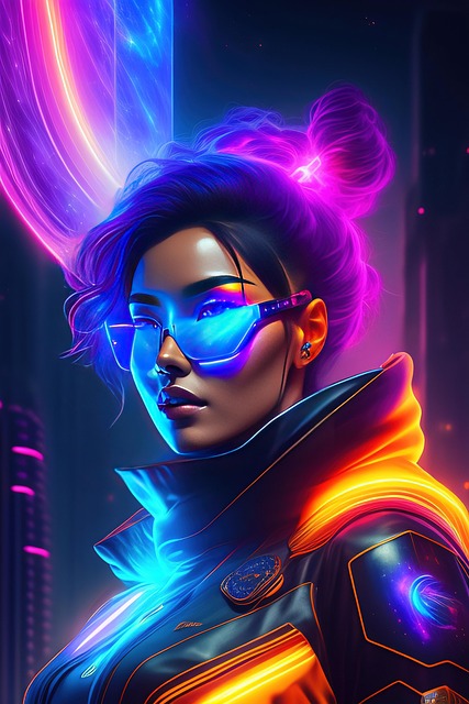 Free ai generated disk jockey broadcaster illustration
