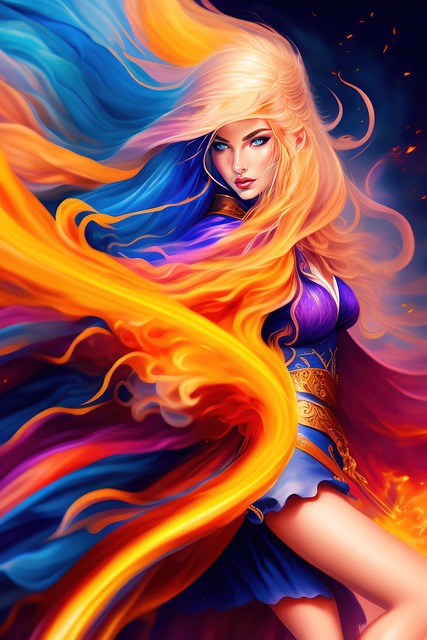 Download free HD stock image of Ai Generated Wallpaper Free ai generated wallpaper woman illustration