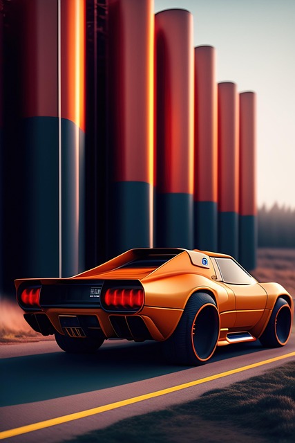 Free ai generated car vehicle illustration