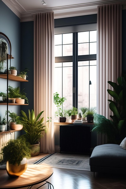 Free ai generated room interior illustration