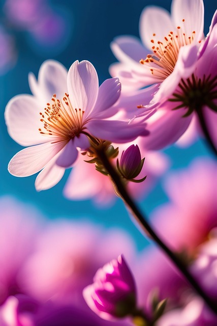 Free ai generated pollen pink illustration