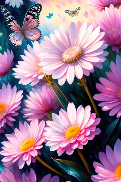 Free ai generated pink lotus illustration