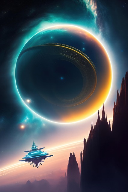 Free ai generated moon planet illustration