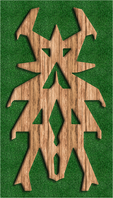 Skulptur, Hölzern, Ornament, Totem