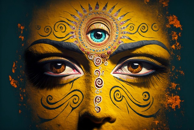 Free woman eye third illustration