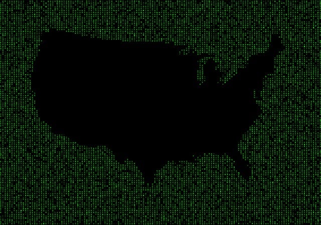 Matriz, America, Mapa, Estados Unidos
