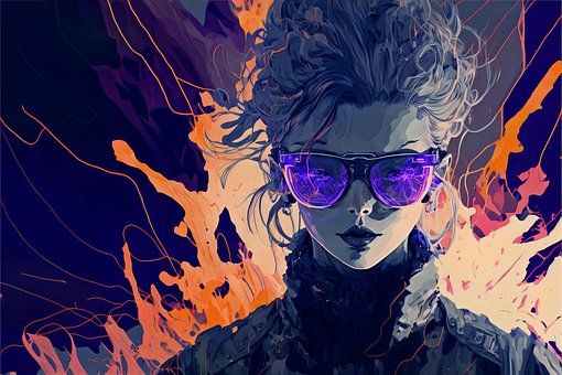 Free Art Woman illustration and picture