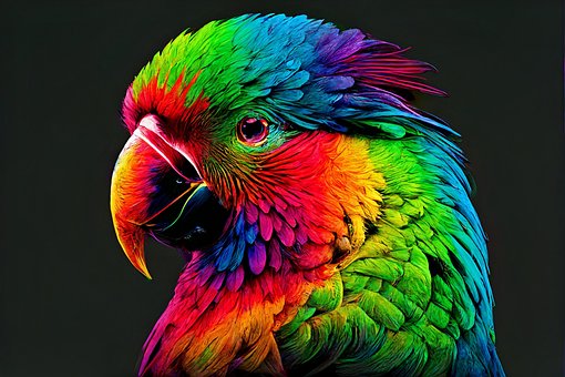 Free Bird Parrot illustration and picture
