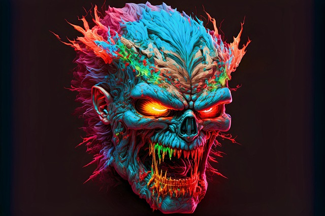 Free devil art rage illustration