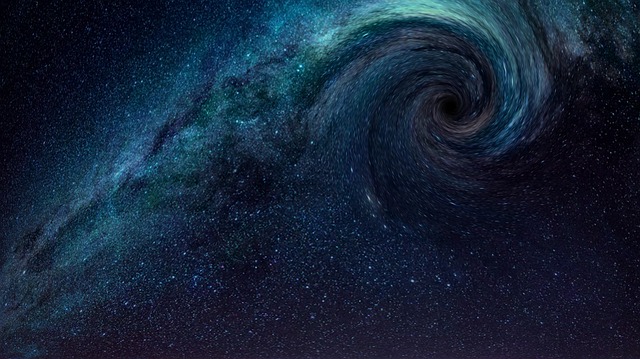 Free space nebula stars illustration