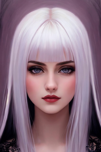 Download free HD stock image of Girl Witch Free girl witch white hair illustration