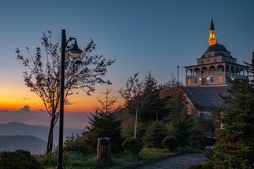 Cami, Günbatımı, Doğa, Manzara, Gökyüzü