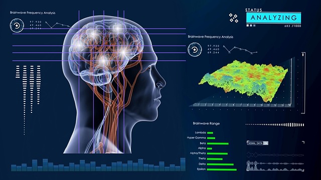 Free artificial intelligence education brain illustration