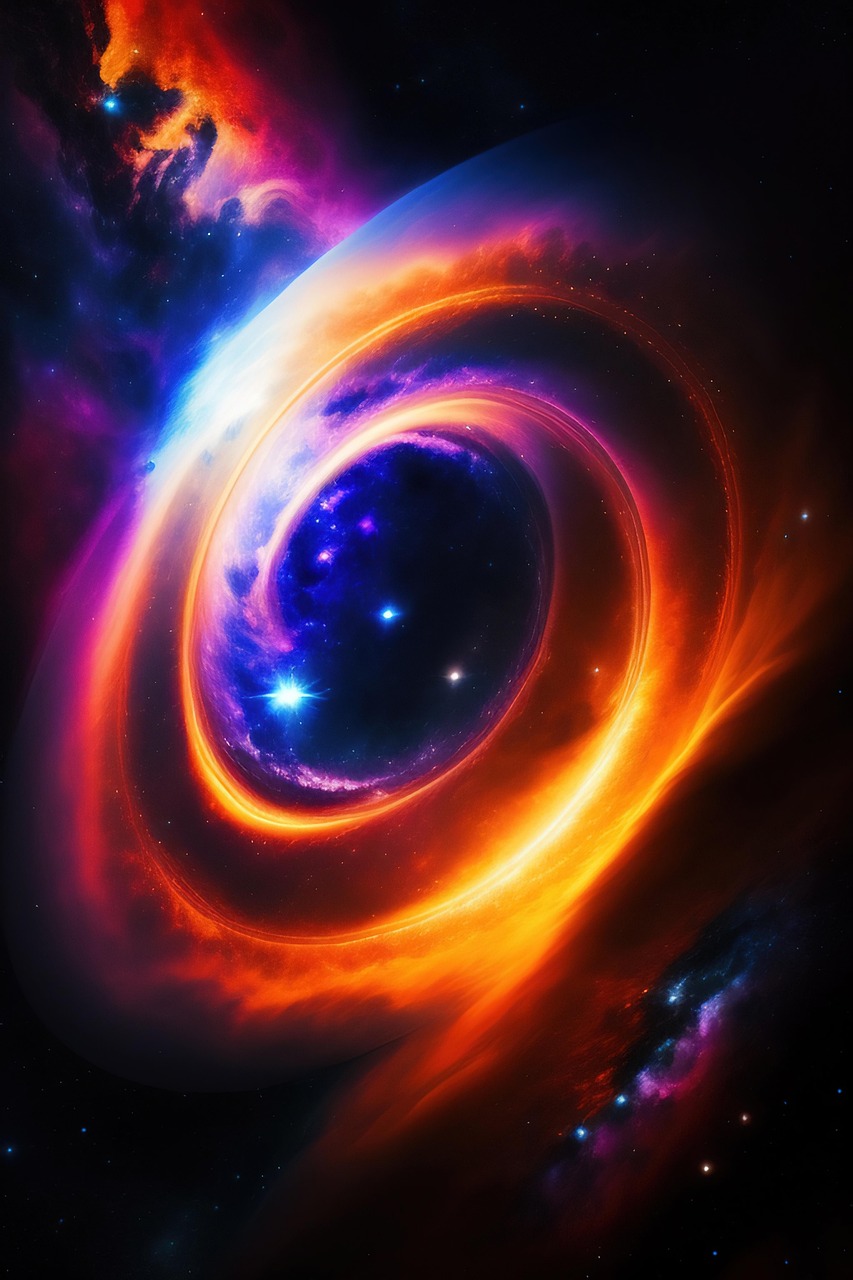 Download Ai Generated, Black Hole, Spiral. Royalty-Free Stock ...