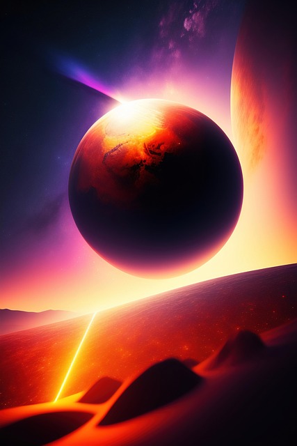Free ai generated heat star illustration