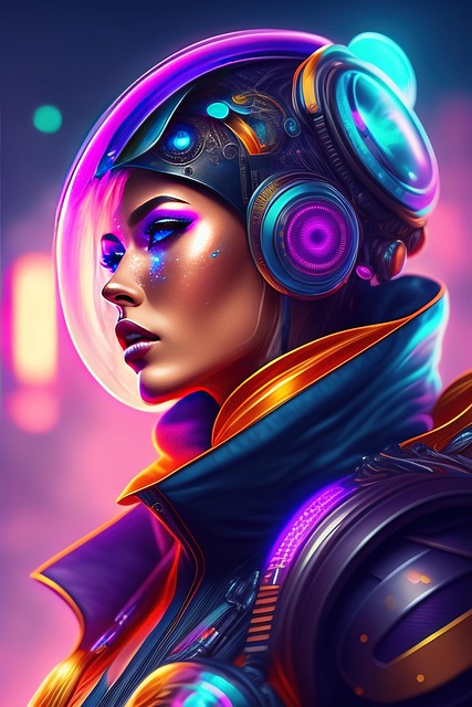 Free ai generated bass disk jockey illustration