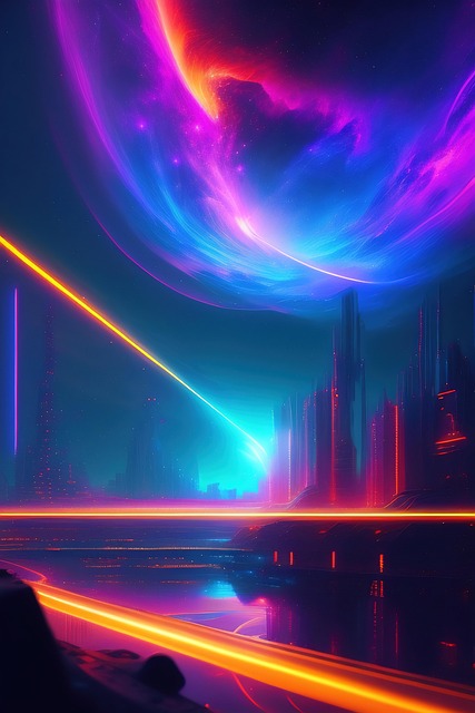 Free ai generated wallpaper effect illustration