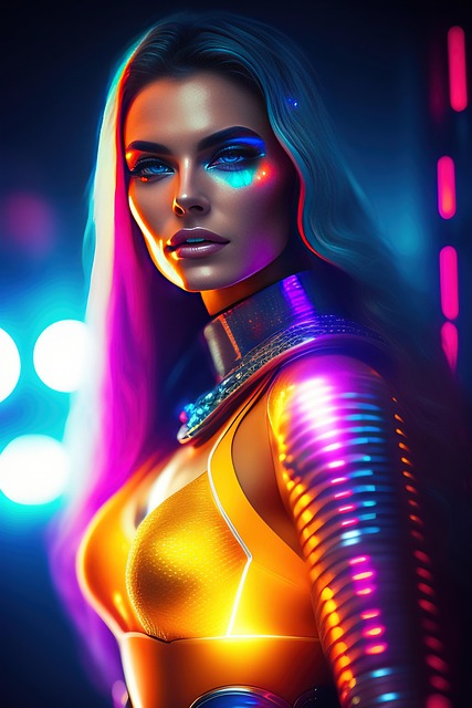Free ai generated disk jockey broadcaster illustration