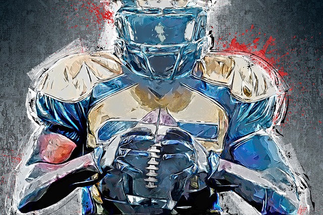 Free american football player sport illustration