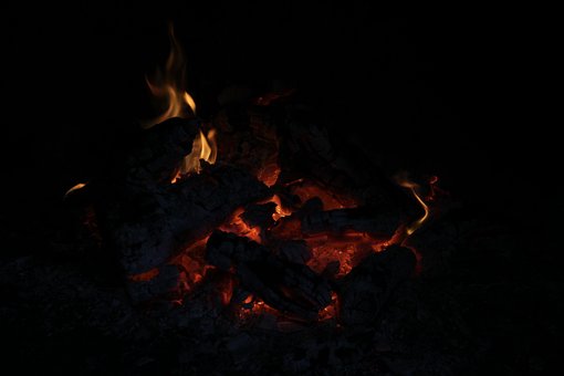 Negro, Fuego, Caliente, Calentar, Brasas
