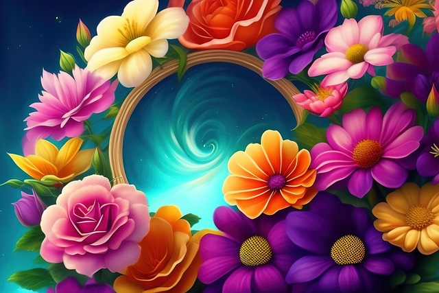 Free ai generated flowers blossom illustration