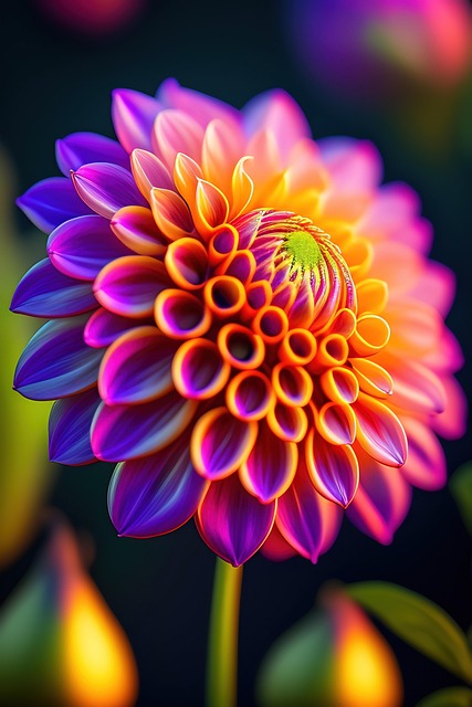 Free ai generated nature flower illustration