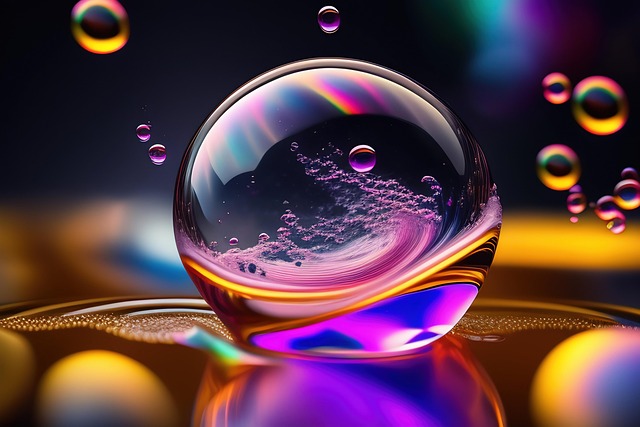Free ai generated bubbles soap bubbles illustration