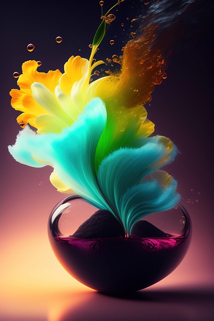 Free ai generated blaze plasma illustration
