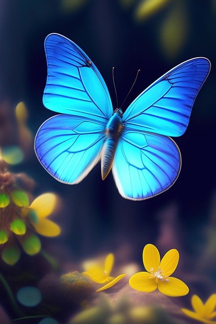 Download free HD stock image of Ai Generated Butterfly Free ai generated butterfly wings illustration