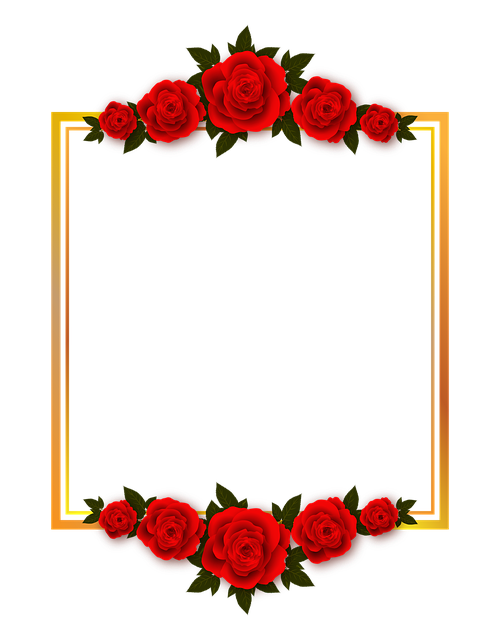 Blomst, Ramme, Blomster, Natur, Roser