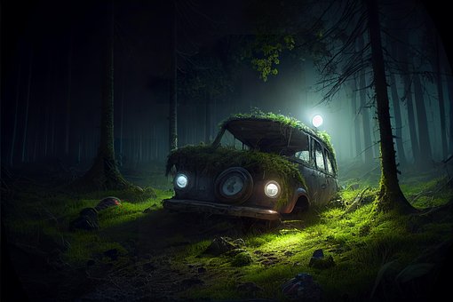 Free Forest Car photo and picture