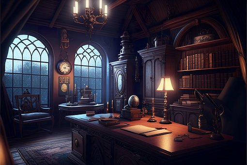 Free Victorian Study photo and picture