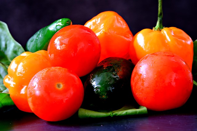 Free Tomatoes Chili Peppers photo and picture