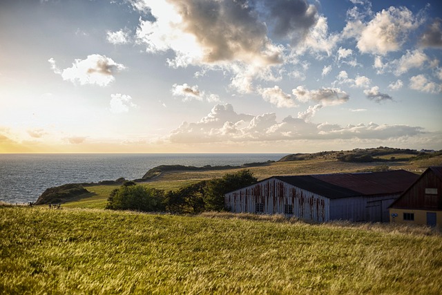 Landskab, Natur, Felt, Skyer, Himmel