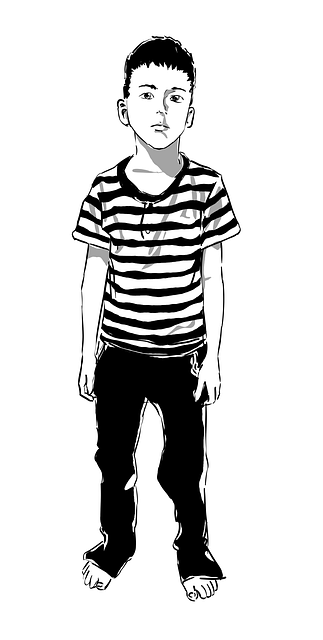 Niño, Chico, Manga, Dibujos Animados