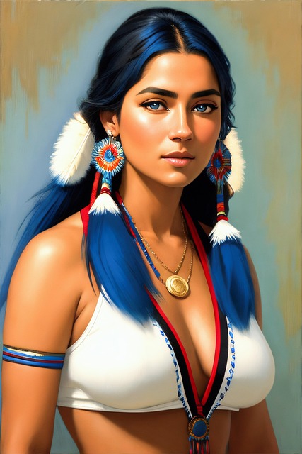 Download free HD stock image of Ai Generated Woman Free ai generated woman native illustration