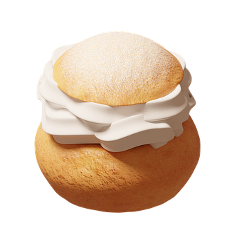 Free Semla Cream illustration and picture