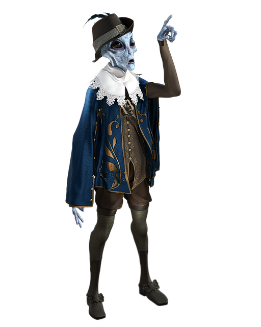 Download free HD stock image of Alien Fantasy Free alien fantasy fictional character illustration