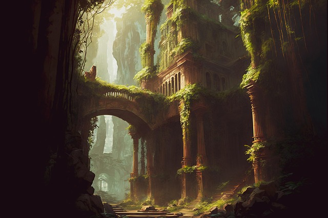 Free photo abstract landscape illustration
