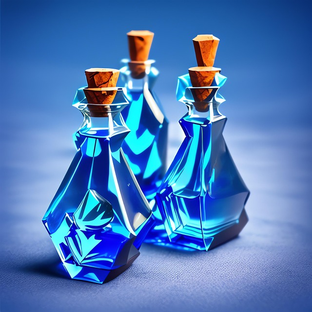 Free generated bottle potion illustration
