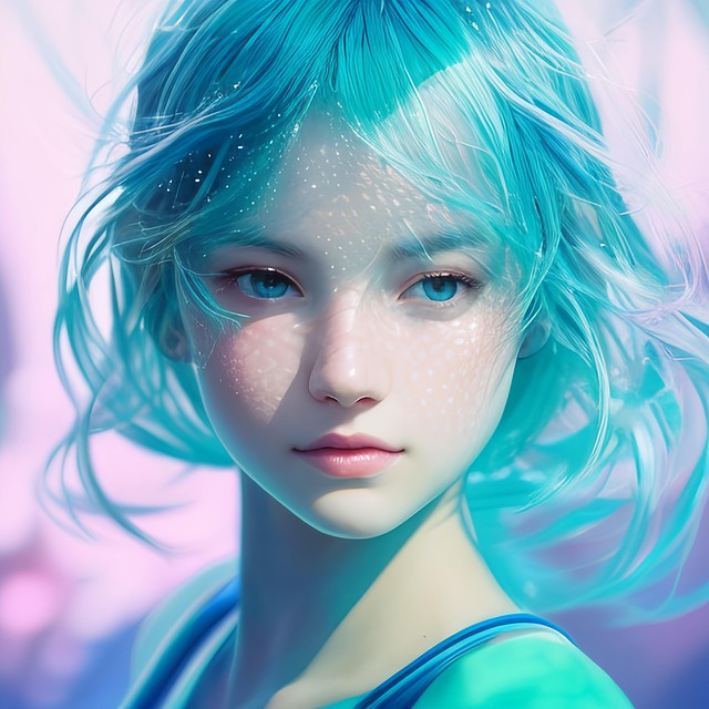 Free girl portrait face illustration