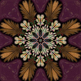 Bloem, Ornament, Geometrisch Patroon